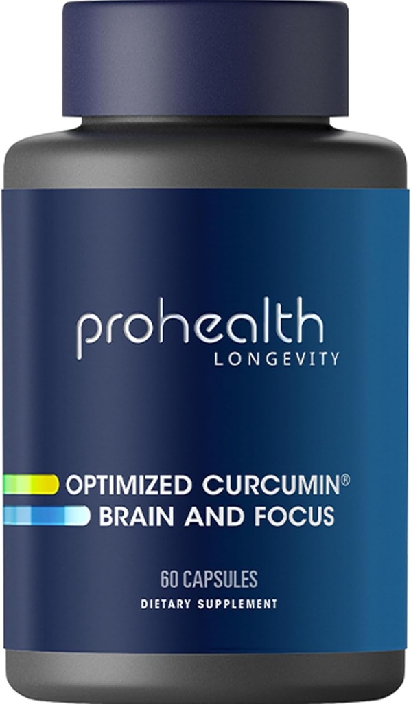 ProHealth Βελτιστοποιημένη Curcumin Brain and Focus (60 Κάψουλες)
