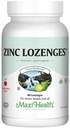 Maxi-Health Zinc Lozenges - ψευδάργυρος Citrate 10mg - με βιταμίνη C - Cherry Flavor - 60 Μασώμενα - Kosher