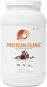 AltWrap Protein Clinic – Σύνολο αποκατάστασης σώματος Shake with Collagen Peptides, HMB, Tart Cherry Extract, Pea Protein Isolate και Prebiotic Fiber for Joints & Muscle Recovery - Κρεμώδης σοκολάτα Fudge