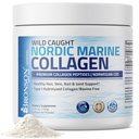 Bronson Marine Collagen Peptides Hydrolyzed Protein Powder 100% Wild Caught Nordic Cod Επαληθευμένος Αειφόρος Πηγή για αρθρώσεις Δερμάτινα Καρφιά & Οστά 150g (5.29oz)