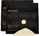 ProMix Διατροφή καζεΐνη πρωτεΐνη σκόνη - Grass-Fed, παστουρμά αυξάνεται, αργή απελευθέρωση 25g Micellar καζεΐνη - 5,4g BCAAs Χωρίς γλουτένη, χωρίς ζάχαρη, χωρίς σόγια - Βανίλια, 5lb