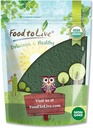 Τρόφιμα για τη ζωντανή οργανική σκόνη Chlorella, 4 ουγγιά — μη-GMO, Kosher, Raw Green Algae, Vegan Superfood, Μαζική, Pure Vegan Πράσινη πρωτεΐνη, πλούσια σε βιταμίνες και ορυκτά, μεγάλη για τα ποτά, σπασμένο κυτταρικό τοίχωμα