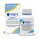 VSL #3® Probiotics for Digestive Health, IBS & UC Συμπτώματα - 112.5B CFUs, Υψηλής ισχύος, Multi-Strain, Ζωντανά, ψυκτικά προβιοτικά, Ιατρικά τρόφιμα για την υποστήριξη της υγείας των ούρων σε άνδρες & γυναίκες, 60 κάψουλες