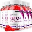 (5 Pack) Premier Keto ACV Gummies - Advanced Formula Premiere Keto Plus ACV Gummies Apple Cider Vinegar Premier ACV Συμπλήρωμα διατροφής Κριτικές Άνδρες Γυναίκες (300 Gummies)