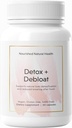 Nourished Natural Health Detox + Debloat - Γάλα Thittle & Dandelion Root Vegan συμπλήρωμα για τις γυναίκες - Bloating Relief & Digestion Υποστήριξη - 60 κάψουλες