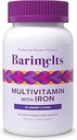 BariMelts Bariatric Multivitamin with Iron - 1 Month Supply (60 Fast-Dissolving Tablets) - Sugar-Free - Post-Op Bariatric Vitamins - Natural Blueberry Flavor
