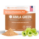 Amla Powder Superfood Supplement with Pumpkin Spice, 20x Εξαιρετικά συμπυκνωμένη Άμλα, Κατασκευασμένη με κανέλα, Τζίντζερ, Μοσχοκάρυδο, Γαρύφαλλα, Μπαχάρι, Κάρδαμο, Ινδικά φραγκοστάφυλα, Κολοκύθα Spice, 30 Σερβίρες