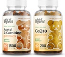 Άγρια & οργανικά L-καρνιτίνη Gummies & CoQ10 Gummies 60 κόμης