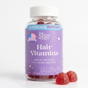 Hunny Bunny Hair Vitamin Gummies - Συμπλήρωμα βιοτίνης με βιταμίνη Α, C, D, E, B6 – Hair Growth, Skin, Nail Vitamins - Μη ΓΤΟ, Χωρίς γλουτένη – 60 Gummies