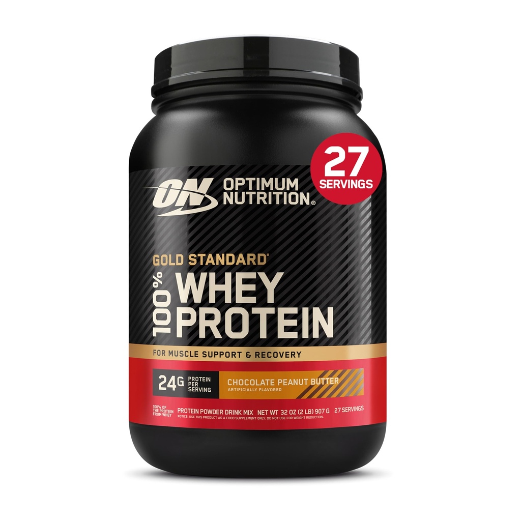 Βέλτιστη διατροφή Gold Πρότυπο 100% πρωτεΐνη Whey σκόνη, σοκολάτα φυστικοβούτυρο, 2 λίρα (συσκευασία Μαΐου Vary)