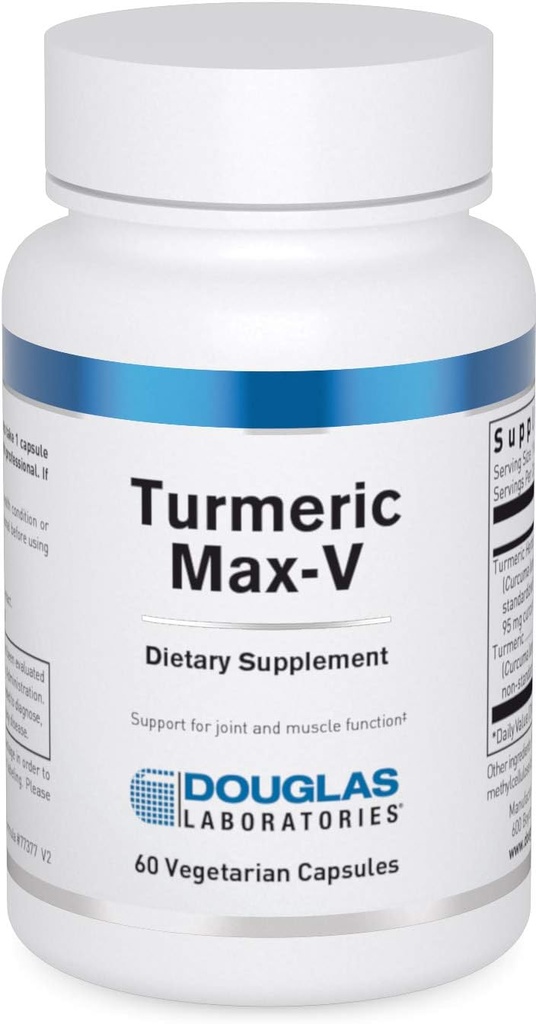 Douglas Laboratories Turmeric Max-V | Standardized Curcumin to Support Joint and Muscle Function | 60 Capsules