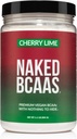 NAKED Cherry Lime BCAAs Amino Acids Powder, 100% καθαρό 2:1:1 Formula, Vegan διακλαδισμένη αλυσίδα Αμινοξέα, Στιγμιοποιημένα Όλα τα φυσικά BCAA συμπλήρωμα σκόνης - 501 γραμμάρια, 34 υπηρεσίες