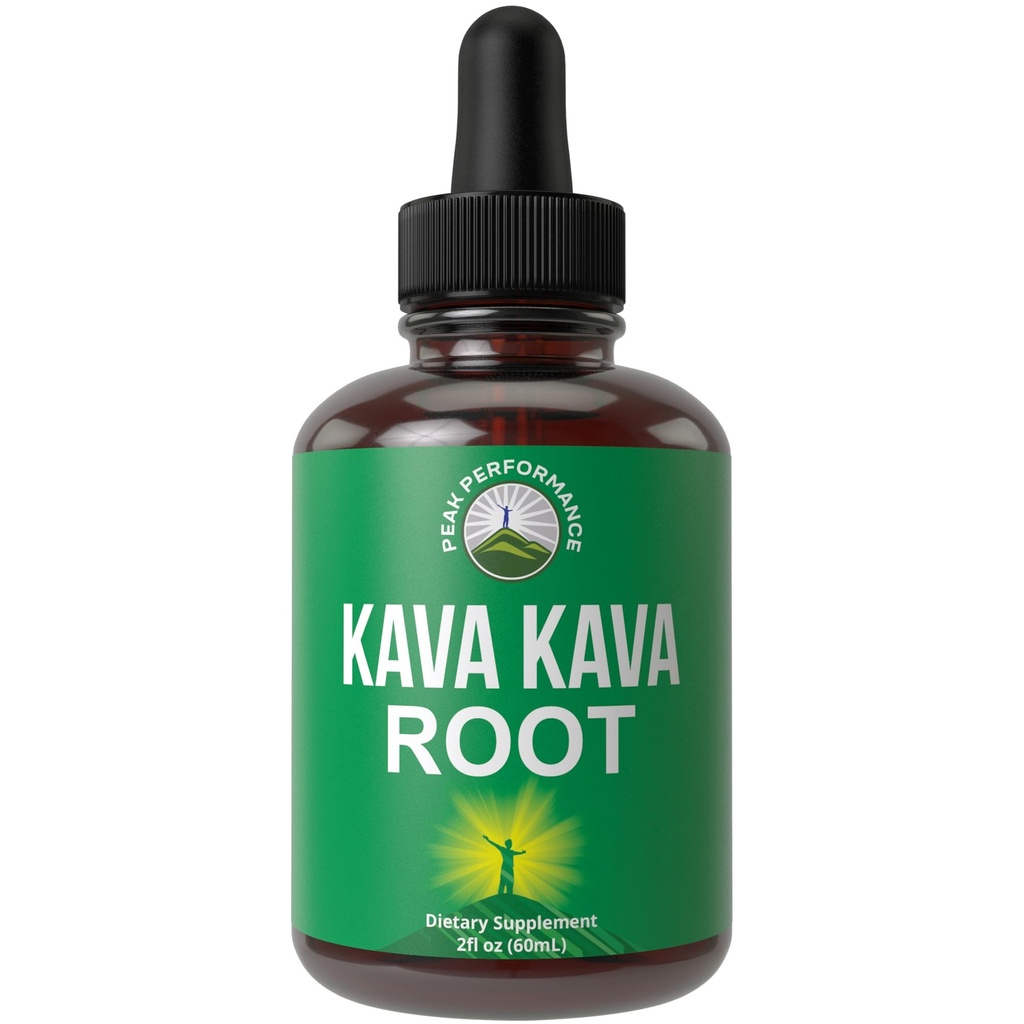 Εκχύλισμα Ρίζας Κάβα Κάβα Calming Liquid Drops Περισσότερο συμπυκνωμένο - 1:3 Ratio Εξόρυξης. Vegan συμπλήρωμα Βοήθεια για χαλάρωση, ηρεμία, φυσικό ύπνο. Χωρίς ζάχαρη Γλουτένη Δοκιμασμένη Βάμμα ΗΠΑ