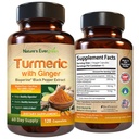 Turmeric με Ginger Joint συμπλήρωμα υποστήριξης ρίζας 