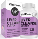 Liver Cleanse Detox & Repair - Συμπλήρωμα στήριξης για την υγεία του ήπατος - με το γάλα Thistle, Berberine, Beet Root Powder, Turmeric, Ginger, Dandelion Root, Artichoke, Grape Seed Extract & More - 60 Κάψουλες