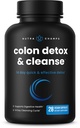 NutraChamps Colon Cleanse & Detox για απώλεια βάρους [14 Day Quick Cleanser] Ασφαλής & αποτελεσματική Φόρμουλα με προβιοτικά & ανθεκτικά ένζυμα για ανακούφιση της δυσκοιλιότητας
