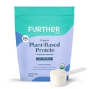 Further Food Organic Vegan Protein Powder Unflavored – 20g Pea Protein with Mushrooms & Seaweed, Non-GMO, Gluten Free, Sugar Free, 20.46 Oz