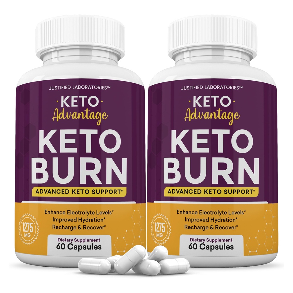 Αιτιολογημένα Εργαστήρια (2 Pack Keto Πλεονεκτήματα Keto Burn Χάπια 1275MG Νέα & Βελτιωμένη Φόρμουλα Περιέχει μηλίτη μηλίτη μηλίτη Ξίδι Επιπλέον Παρθένο Ελαιόλαδο Σκόνη Πράσινο φύλλο τσαγιού 120 κάψουλες