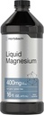 Horbaach Liquid Magnesium 16 fl oz | Vital Trace Minerals Complex | with Sulfate, Lithium, and Boron | Vegetarian, Non-GMO & Gluten Free Supplement