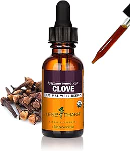 Βότανο Pharm Certified Organic Clove Liquid Extract - 1 ουγγιά