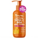Zesty Paws Wild Alaska Omega-3 Blend Pollock + Λάδι σολομού για σκύλους και γάτες- το δέρμα και το παλτό υποστήριξη, Omega 3 συμπλήρωμα για κατοικίδια ζώα, 8.5oz