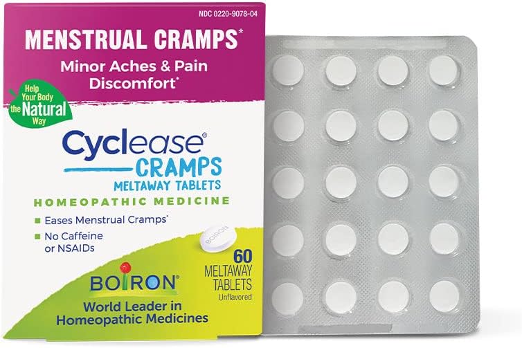 Boiron Cyclease Cramps δισκία για ανακούφιση από εμμηνορρυχεία, πόνους και δυσφορία - 60 Count