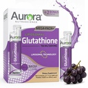Aurora Nutrascience Mega-Liposomal Liquid Glutathionone, ανοσοποιητικό & αντιοξειδωτικό συμπλήρωμα υποστήριξης για την υγεία των ούλων, 750 mg ανά υπηρεσία, μη-GMO, ζάχαρη-ελεύθερο, 32 μεμονωμένα πακέτα σερβιρίσματος