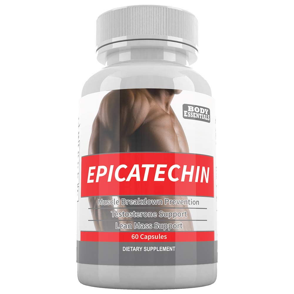 EPICATECHIN - 60 Capsules – 300mg Per Serving Maximize Muscle Growth – Increase Protein Synthesis, Gains, Lean Muscle – Increase Strength and Decrease Body Fat