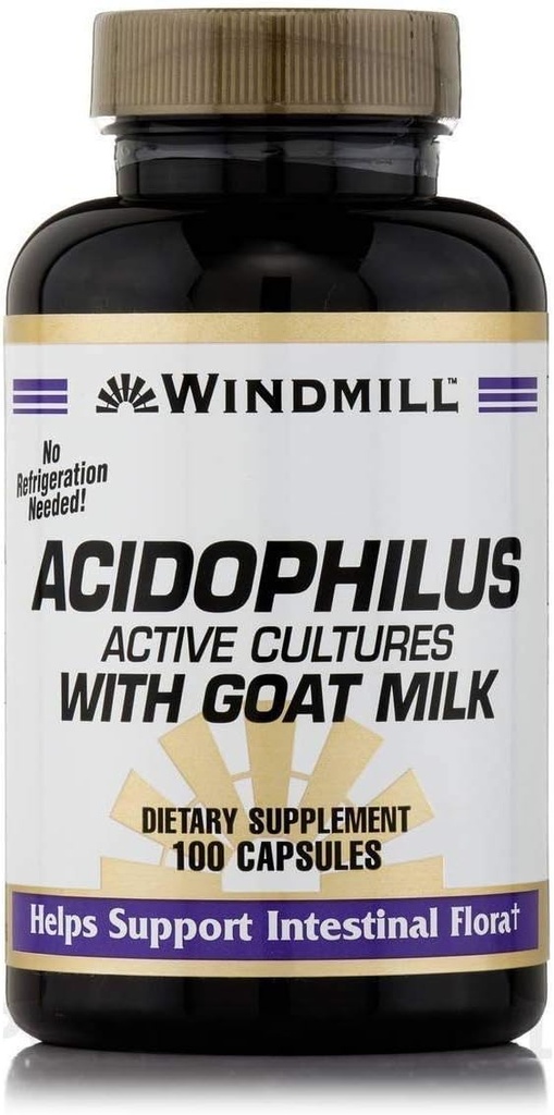 Acidophilus με κατσικίσιο γάλα - 100 κάψουλες από Windmill