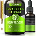 Turkey Tail Mushroom Extract – 2 FL Oz Μανιτάρια Τουρκία συμπλήρωμα ουράς, συμπλήρωμα οργανικής ανοσοποιητικής και επιπεφυκτικής υποστήριξης, γρήγορη απορρόφηση υγρού βάμμα