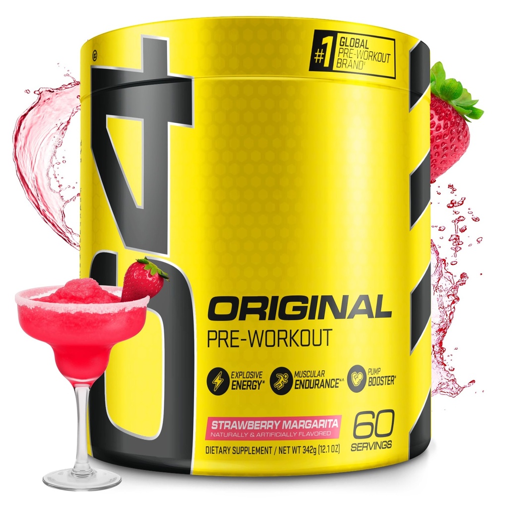 Cellucor C4 αρχικός πριν από την προπόνηση σκόνη φράουλα Μαργαρίτα 