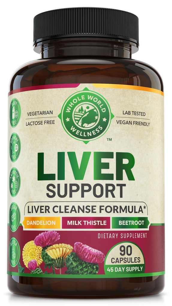 Advanced Liver Cleanse Detox & Repair Formula με Γαϊδουράγκαθο Γάλατος. Συκώτι Detox & συμπλήρωμα υποστήριξης για άνδρες και γυναίκες, ΗΠΑ Made. Ηπατική Επισκευή & Υποστήριξη Αποτοξίνωσης, 512mg