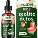 Ζεόλιθος Detox για παιδιά Υγρές σταγόνες - Απαλή καθημερινή καθαριότητα & υποστήριξη ομιλίας με μεθυλιωμένη B12 & βιταμίνη D - Παιδιά Clinoptilolite ζεόλιθος σταγόνες Detox Cleanse Συμπλήρωμα 2oz