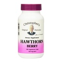 Christopher's Original Formulas Hawthorn κάψουλες μούρων, βοτανικό συμπλήρωμα για την καρδιά και την καρδιαγγειακή ευεξία, 100 κάψουλες