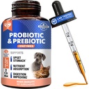Probiotics & Prebiotics με Ένζυμα για σκύλους και γάτες - Digestive Gut Flora Health Pet Food Supplements - Δυσκοιλιότητα & Διάρροια και Αέριο Home Remedy - Αναστατωμένη ανακούφιση στο στομάχι - Made in USA