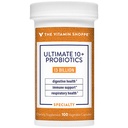 Η Βιταμίνη Shoppe Ultimate 10+ Προβιοτικά, 13 δισεκατομμύρια CFUs για την Digestive Υγεία, την Ανοσολογική Υποστήριξη και την Αναπνευστική Υγεία (100 κάψουλες λαχανικών)