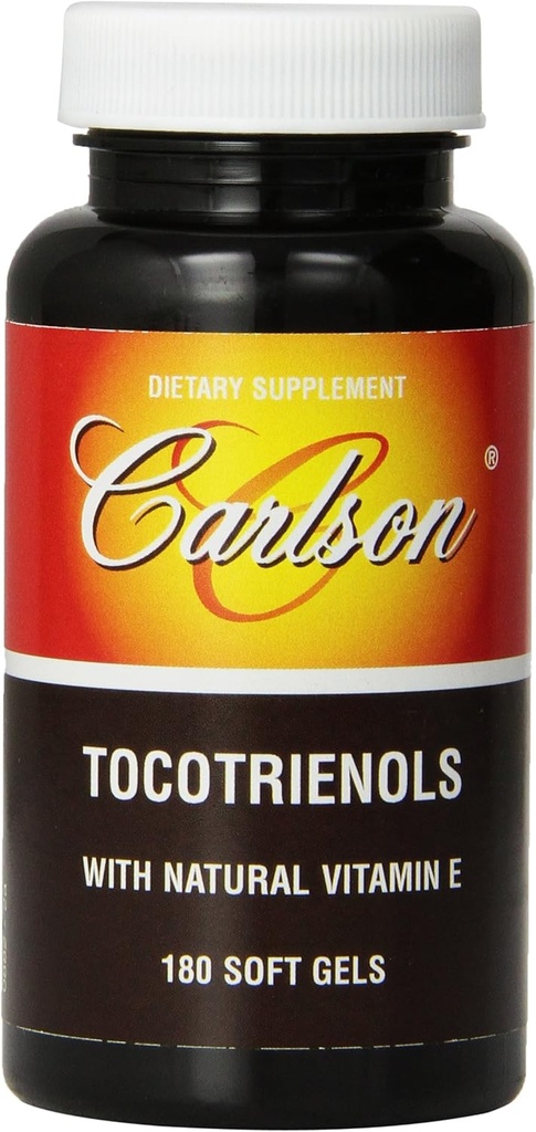 Carlson Labs Τοκοτριενόλες με φυσική βιταμίνη Ε, 180 Softgels