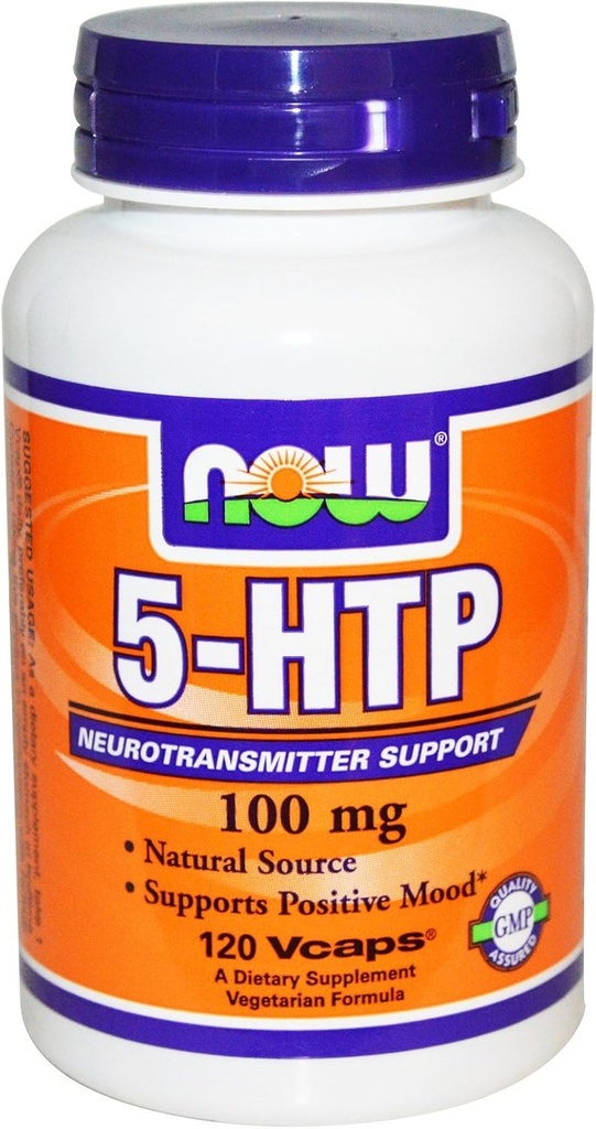 Τώρα Τρόφιμα, 5-HTP 100 mg χορτοφαγικά, 240 κάψουλες (120 x 2 Pk)