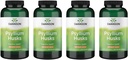 Swanson Psyllium Husk Dietary Fiber Supplement 610 mg 300 Κάψουλες - (4 Συσκευασία)