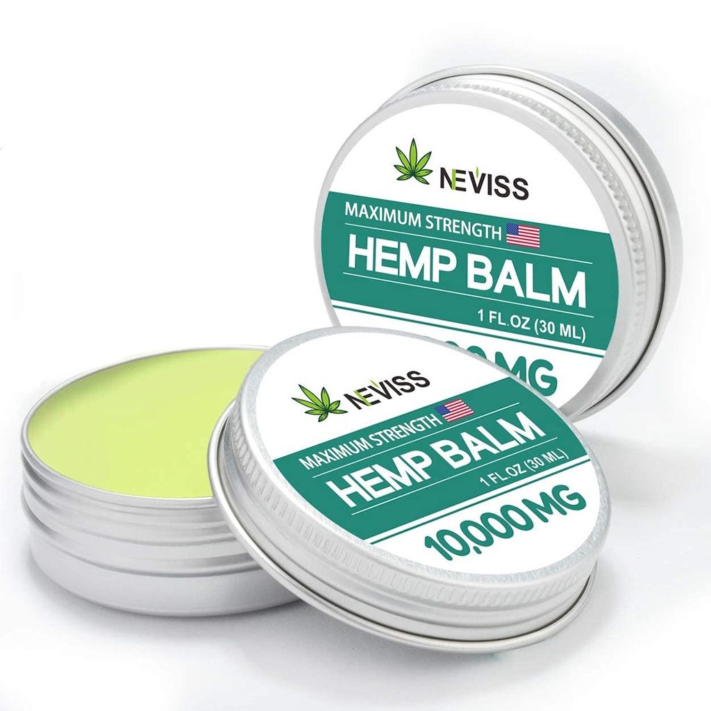 NEVISS (2 συσκευασία) Βιολογικό Hémp Balm 10000 MG - 2 Fl Oz