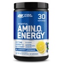 Optimum Nutrition Amino Energy - Προ προπόνηση με πράσινο τσάι, BCAA, Αμινοξέα, Κετό Φιλικό, Πράσινο εκχύλισμα καφέ, Ενεργειακή σκόνη - Βατόμουρο Λεμονάδα, 30 Σερβίρεις (Packaging May Vary)