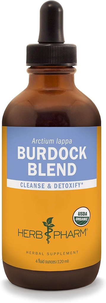 Βότανο Pharm Burdock Blend υγρό εκχύλισμα για την υποστήριξη καθαρισμού & αποτοξίνωσης - 4 ουγγιά