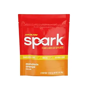 AdvoCare Spark - Energy Drink Mix - Vitamin & Amino Acid Supplement - Supports Energy & Focus* - Portable Immune Support* - Sugar-Free - Mandarin Orange, 14 Stick Packs (3.5 oz)