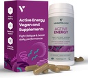 Συμπληρώματα Ενεργής Ενέργειας – Συμπληρώματα βιταμίνης C & B Κόπωσης- Συμπλήρωμα βιταμίνης w/Folate, Iron & Adaptogenic Herbs – Καφεΐνη-ελεύθερο πολυβιταμίνες κάψουλες (60 Counts)