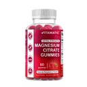 Vitamatic Extra Strength Magnesium Gummies – 255 mg (Elemental Magnesium) per Serving – 60 Vegan Gummies Υποστηρίζει χαλάρωση, μυϊκή & νευρική λειτουργία, υγεία των οστών & παραγωγή ενέργειας
