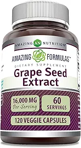 Amazing Formulas Grape Seed 800 Mg Extract (20:1) 