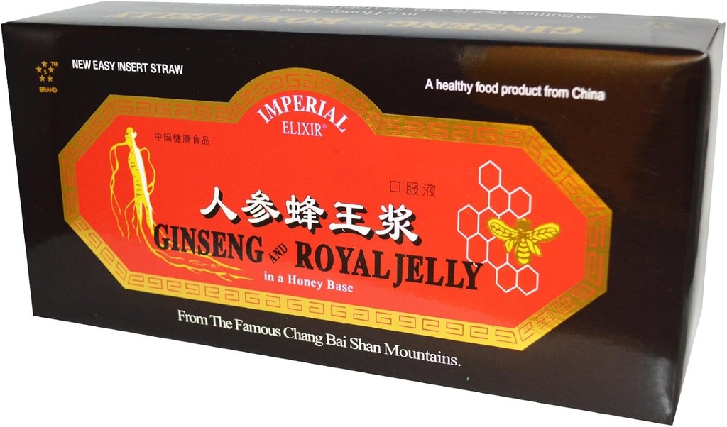 Ginseng & Royal Jelly Extract 10CC Imperial Elixir (Ginseng Company) 30 Vial