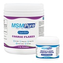 KALA ΥΓΕΙΑ MSMPure Ψήκτρες 1lb και κρέμα μυών & αρθρώσεων 2oz Bundle