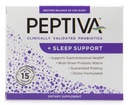 Peptiva 26 Δισεκατομμύρια CFU Προβιοτική και Υποστήριξη για τον Ύπνο - Κλινικά Επικυρωμένο Πολυ-Προβιοτικό Στρας - Lactobacillus και Bifidobacterium, Μελατονίνη - 15 κόμης