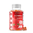Vitamatic Sugar Free Vitamin A 25000 IU Gummies (Retinyl Palmitate) - Φυσικό άρωμα φράουλας - 120 Pectin Based Gummies (1 φιάλη)
